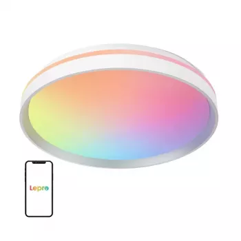 LEPRO T1 Viedie griestu lukturis, 1800 lm, regulējama baltā gaisma, Wi-Fi, saderīgs ar Alexa/Google Home