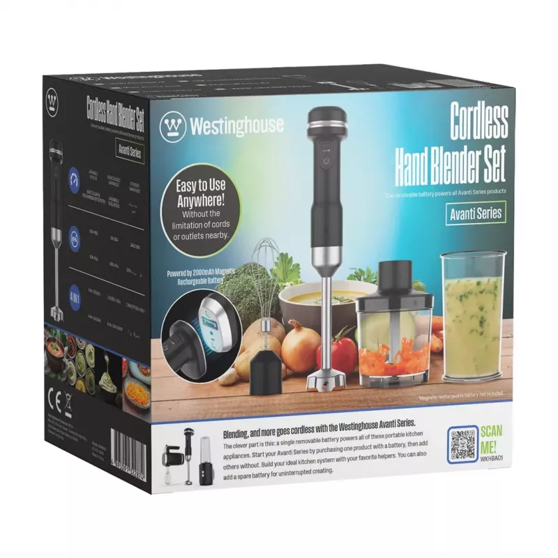 Westinghouse Avanti WKHBA01 bezvadu 4in1 rokas blenderis