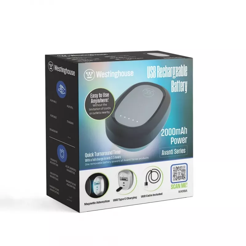 Westinghouse Avanti WKRBA USB uzlādējams AA litija-jona akumulators 2 iepakojumā