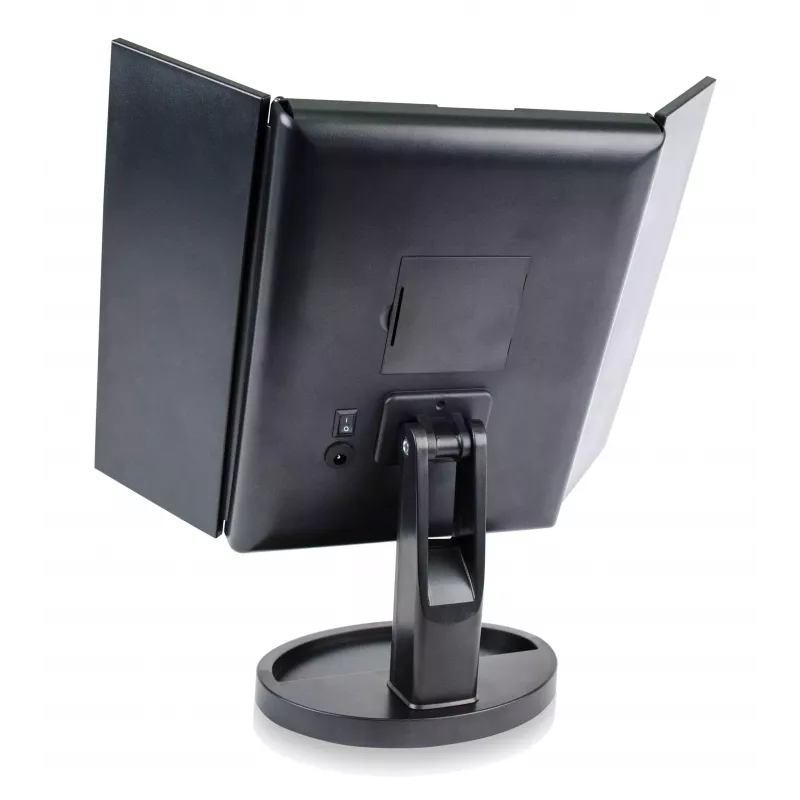 RIO MMFD-EU/1,6 24 LED Touch Dimmable Makeup Mirror, Black