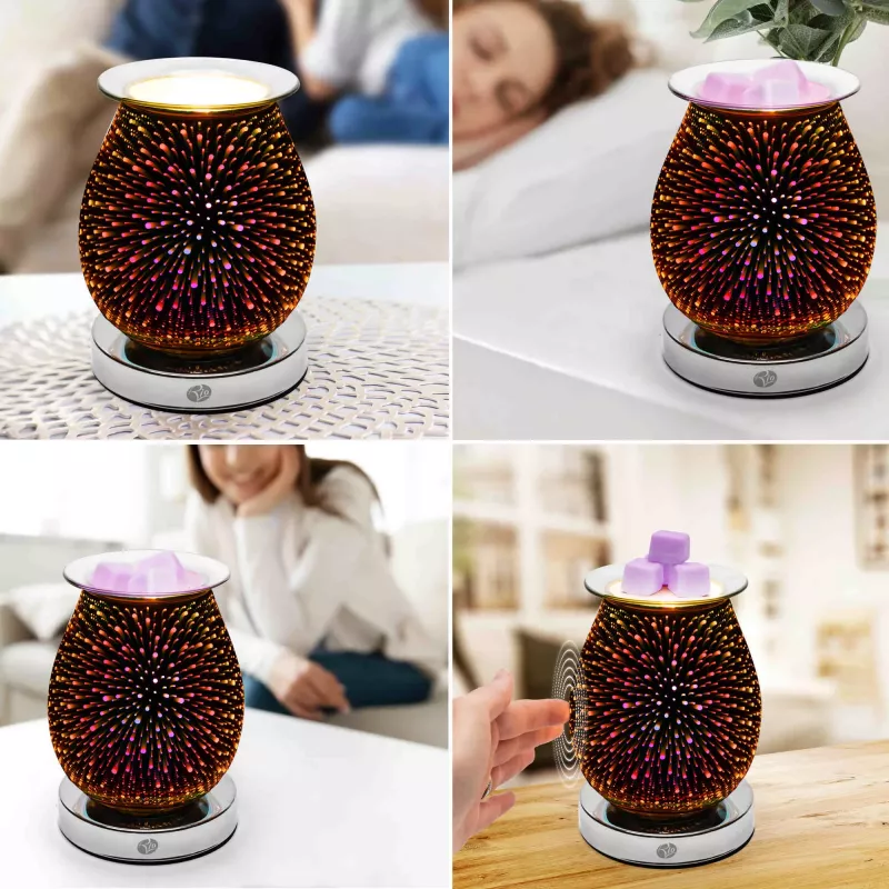 RIO LAAL-EU/1,0 ALURA Ultrasoniskais Aromaeļļu Difuzors, 100ml, 7-Krāsu LED, Līdz 30m²