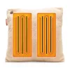 Bodi-Tek BT-CSHT2-W-BG-PB10 COZY Una Sildošais Komforta Spilvens 45 x 45 cm, Bēšs