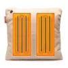 Bodi-Tek BT-CSHT2-F-BG-PB10 COZY Una Sildošais Komforta Spilvens un Power Bank 10000 mAh, Bēšs