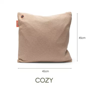 Bodi-Tek BT-CSHT2-K-BG-PB10 COZY Una Cushion Knitted & Power Bank 10000 mAh, Bēšs
