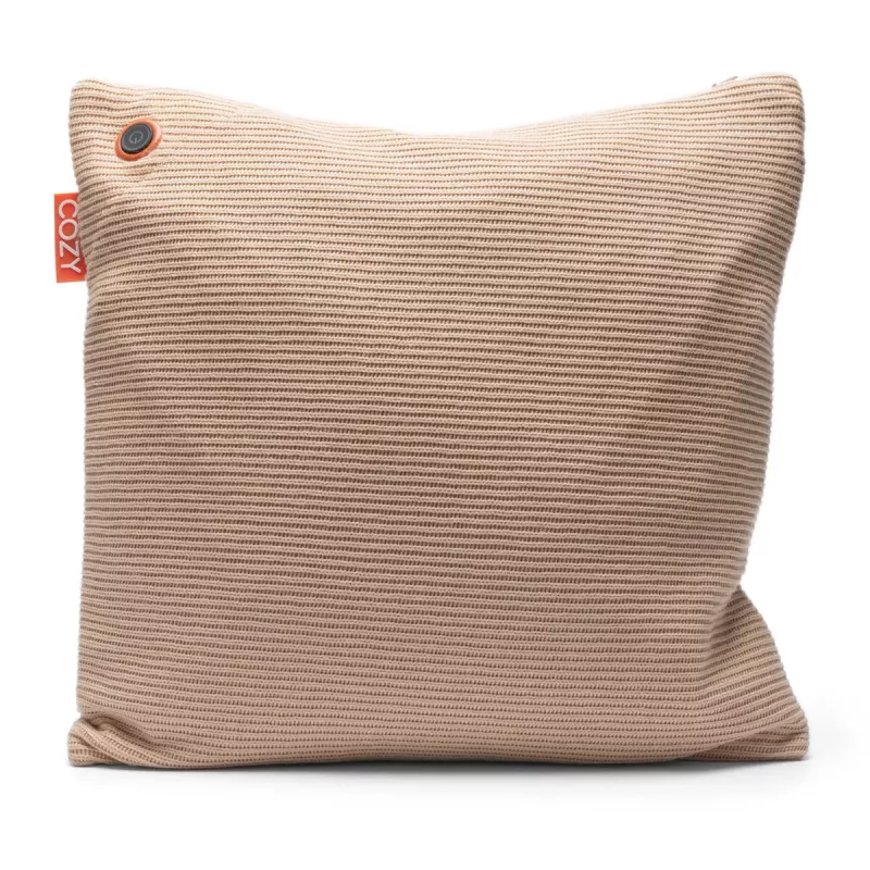 Bodi-Tek BT-CSHT2-K-BG-PB10 COZY Una Cushion Knitted & Power Bank 10000 mAh, Bēšs