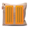Bodi-Tek BT-CSHT2-K-BG-PB10 COZY Una Cushion Knitted & Power Bank 10000 mAh, Bēšs