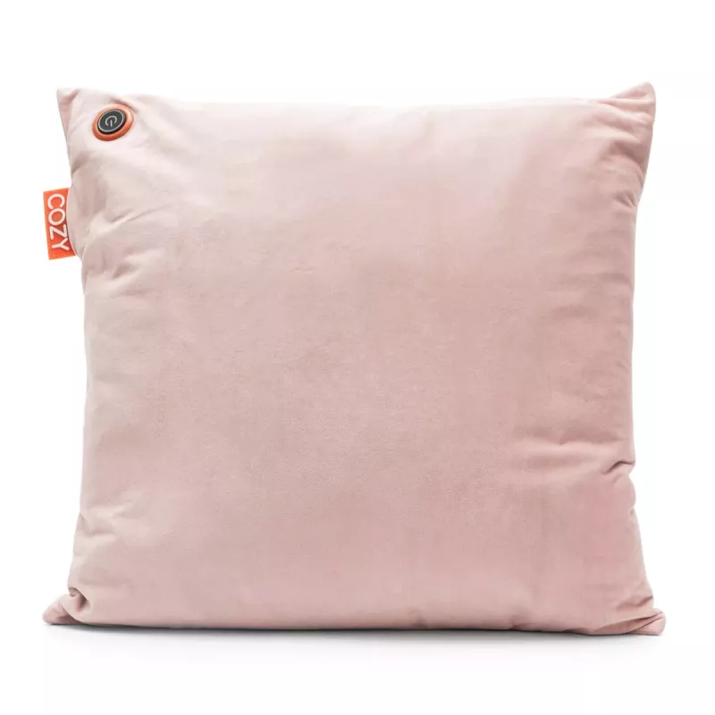 Bodi-Tek BT-CSHT2-V-LP-PB10 COZY Una Apsildāms Komforta Spilvens 45 x 45 cm, Gaiši Rozā Samts