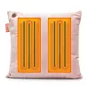 Bodi-Tek BT-CSHT2-V-LP-PB10 COZY Una Apsildāms Komforta Spilvens 45 x 45 cm, Gaiši Rozā Samts