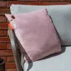 Bodi-Tek BT-CSHT2-V-LP-PB10 COZY Una Apsildāms Komforta Spilvens 45 x 45 cm, Gaiši Rozā Samts