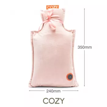 Bodi-Tek BT-WBHT-EU/1.0 COZY Uzlādējama Karstā Ūdens Pudele - Pelēka