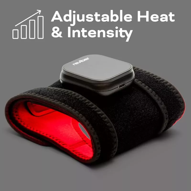 Reviber RV-MATP-EU Infrasarkanās gaismas terapijas paliktnis - 660nm & 850nm, 120 LED, Elastīgs neoprēns