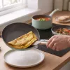Progress BW14255G Neutrals 5 gabalu pannu komplekts – kalts alumīnijs, akmens efekta nepiedegošs, piemērots indukcijai