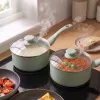 Progress BW14255G Neutrals 5 gabalu pannu komplekts – kalts alumīnijs, akmens efekta nepiedegošs, piemērots indukcijai