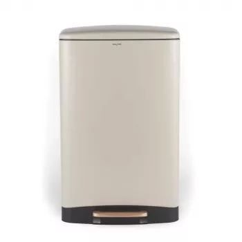 Salter BW14806 Pebble 50L Pedāļu Atkritumu Tvertne, Bēša