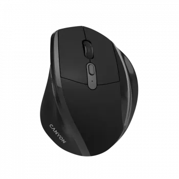 CANYON OnClick 17 Ergonomic Wireless Mouse 1600 DPI 6 Buttons Black