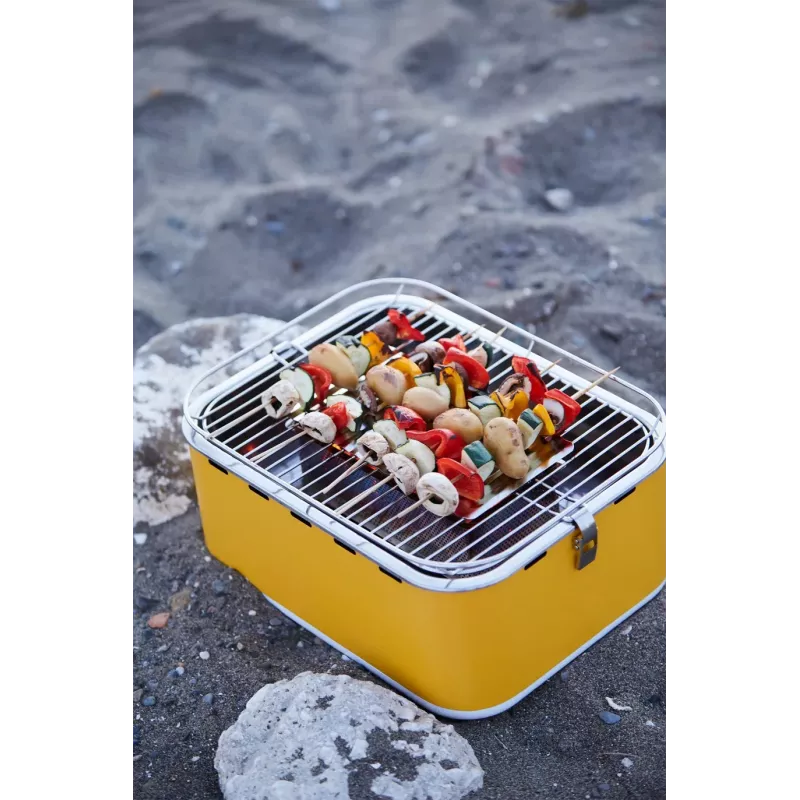 Barbecook Charcoal Table Grill Carlo 44x33x21 cm Yellow Sunshine