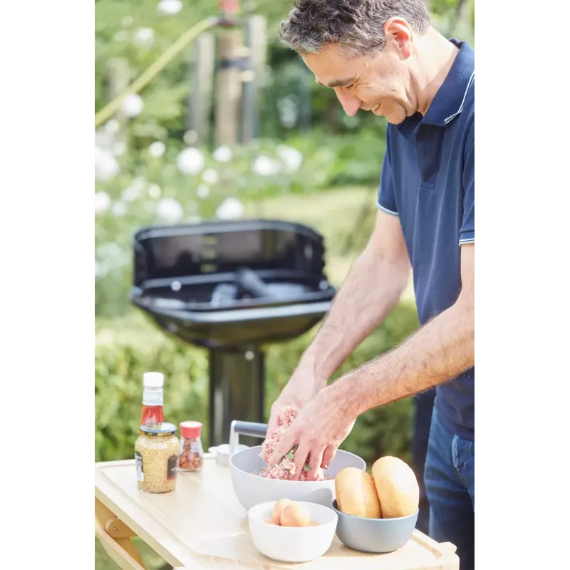Barbecook ogļu bārbekjū Loewy 55, 59,8 x 35,4 x 101 cm, melns