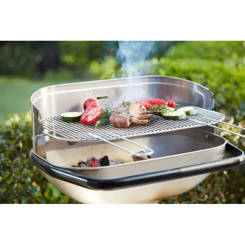 Barbecook Loewy 55 SST ogles grils, 59,8 x 35,4 x 101 cm, nerūsējošā tērauda restes, melns