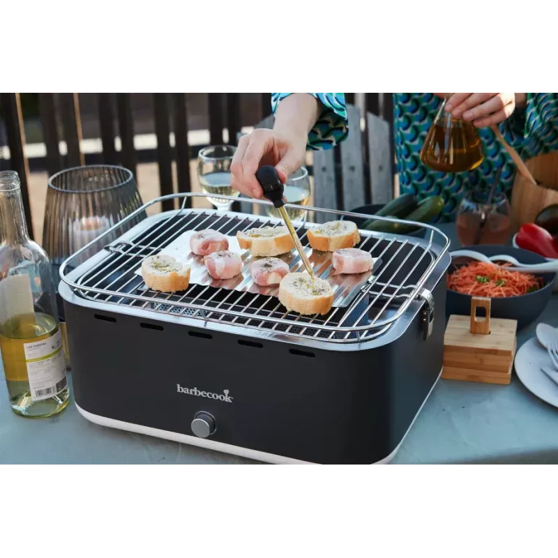 Barbecook ogļu galda grils Carlo, 44 x 33 x 21 cm, Urban Grey