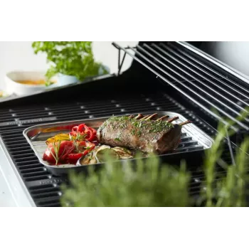 Barbecook Atkārtoti lietojama nerūsējošā tērauda grila panna 34,5 x 24 x 3 cm BC-ACC-7079