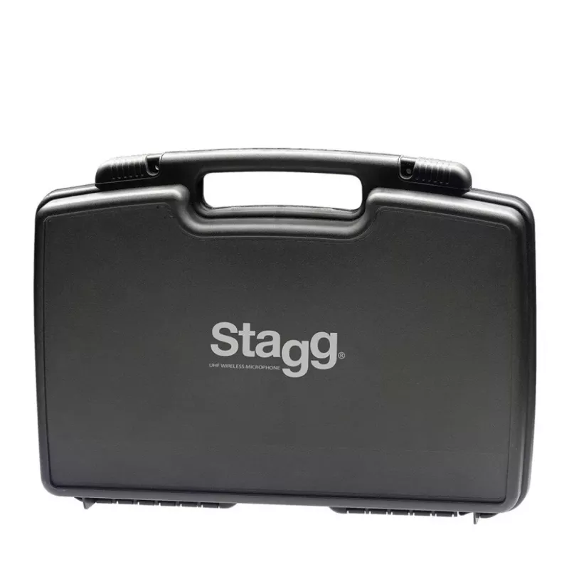 Stagg SUW 50 HH FH EU UHF True Diversity Bezvadu Austiņu Sistēma ar 2 Kanāliem Melna