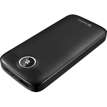 SANDBERG Powerbank 10000 mAh 20 W Fast Charge (USB-C) Melns