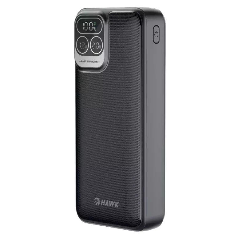 Hawk HW-PB20000 Power Bank 20000mAh Melns