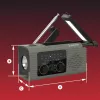 Hawk HWRDI410GN Radio Solar Dynamo Ar Lukturis