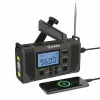 Hawk HWRDI420GN Avārijas laikapstākļu radio ar saules bateriju, dinamo, lukturīti, AM/FM/ĪV, zaļš