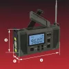 Hawk HWRDI420GN Avārijas laikapstākļu radio ar saules bateriju, dinamo, lukturīti, AM/FM/ĪV, zaļš