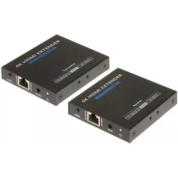 HDMI pagarinātājs HDMI-EX-70IR-4KV2 4K@60Hz HDBaseT Lite 70m IR PoC