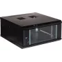 EPRADO-R19-4U/600-BLUE 4U Sienas stiprinājuma skapis 19 collu 600mm dziļums Zils