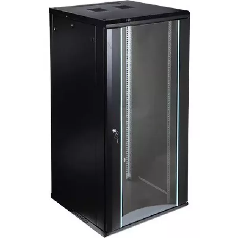EPRADO-R19-27U/600-BLUE 27U 19 collu sienas stiprinājuma skapis, zils, 600x600x1300 mm