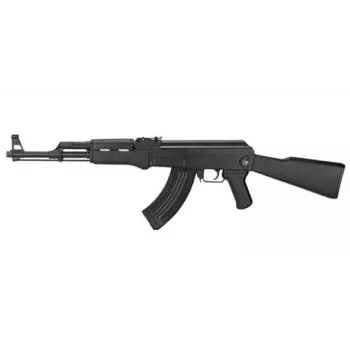 CYA Cyma AK47 Tactical Black AEG Airsoft Gun 6mm ar akumulatoru un lādētāju