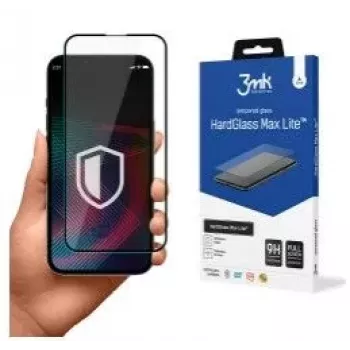 3MK HardGlass Max Lite ekrāna aizsargs Apple iPhone 13/13 Pro/14, melns