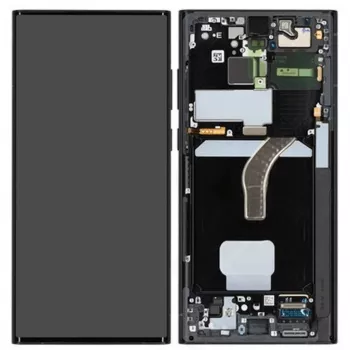 Samsung Galaxy S22 Ultra 5G LCD skārienekrāna komplekts - melns