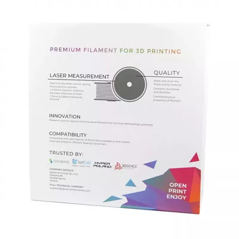 Spectrum PLA Premium 3D Filaments 1.75mm Bahama Yellow 1kg