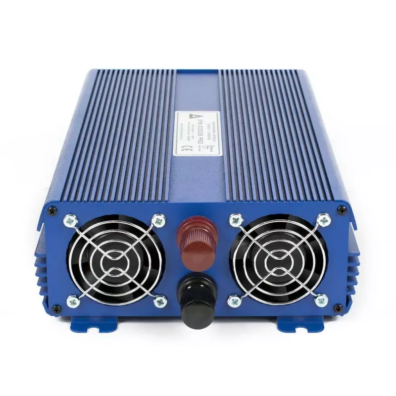 AZO Digital 24 VDC / 230 VAC ECO MODE SINUS IPS-2000S PRO 2000W Pure Sine Wave Voltage Converter