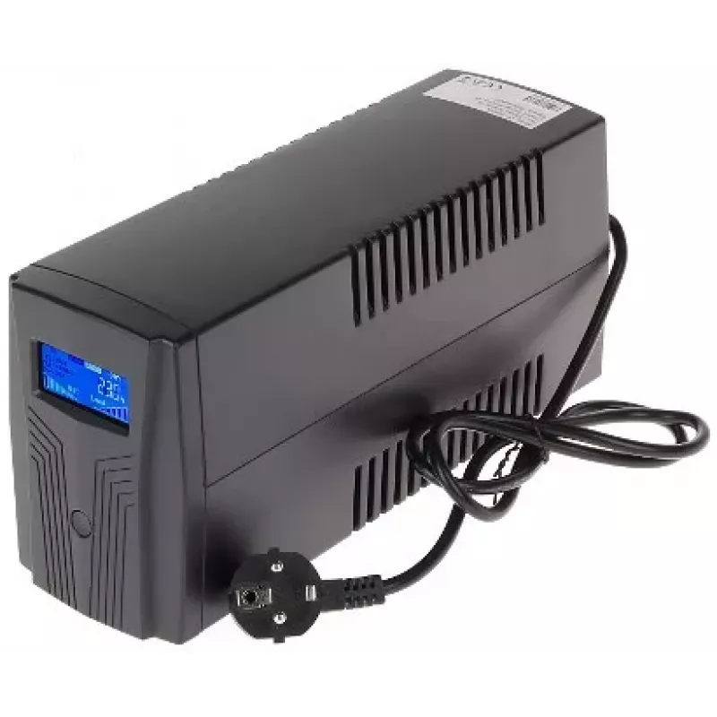 HQM UPS Barošanas Avots AT-UPS650-LCD 650 VA Line-Interactive UPS