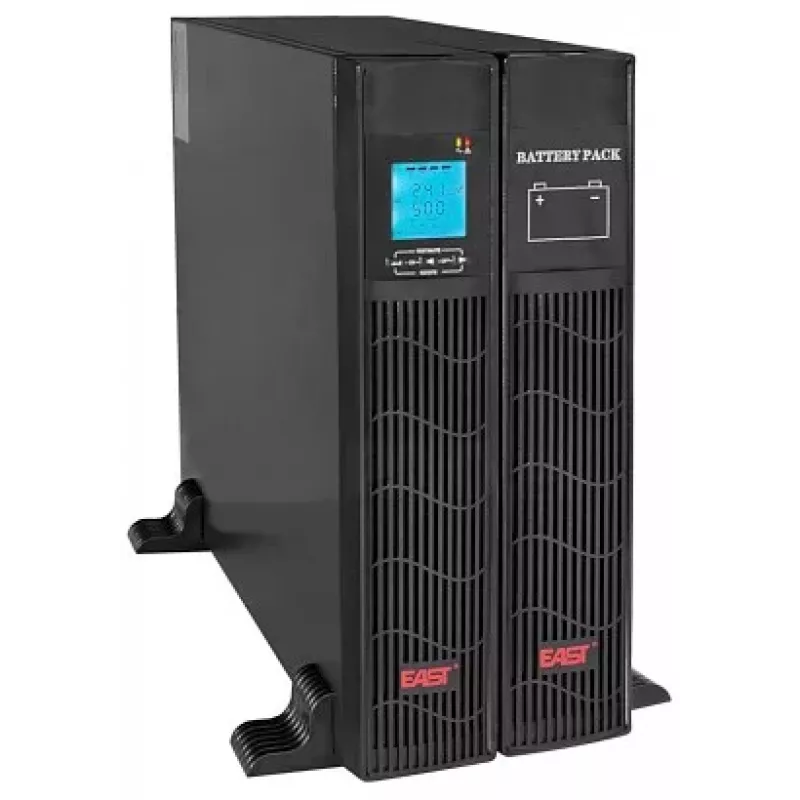 HQM UPS Barošanas Avots AT-UPS3000RT/2-RACK 3000 VA 2700 W Online Double Conversion Rack/Tower 2U