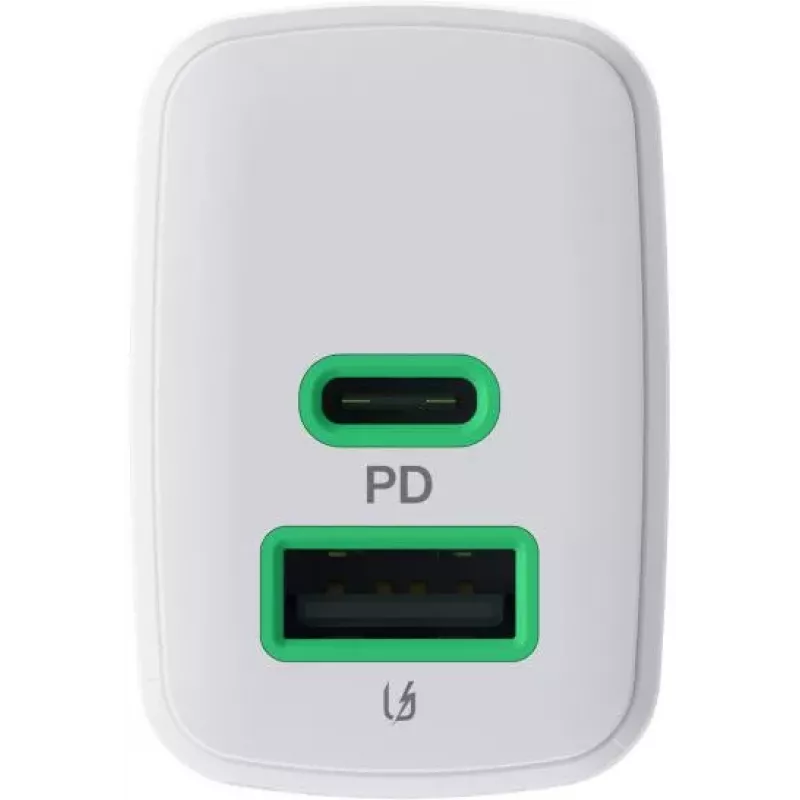 Green Cell PowerSource Duo30 30W USB-C & USB-A Lādētājs Balts