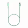 Green Cell PowerStream USB-C uz USB-C kabelis 100W Piparmētru zaļš 0.3m