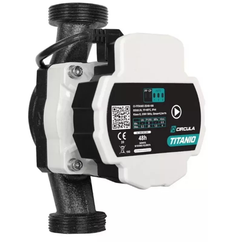 CIRCULA Water Pump Titanio 25/80 130mm