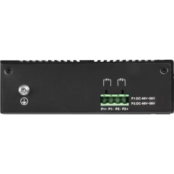 BCS BCS-B-ISP04G-2SFP Nepārvaldāms rūpnieciskais Ethernet slēdzis, 4 porti Gigabit RJ45 + 2 SFP, DIN sliede, IP40