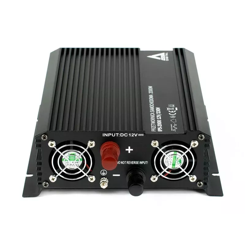 AZO Digital 12 VDC / 230 VAC Automotive Inverter IPS-2000 2000W Pure Sine Wave
