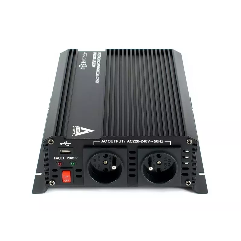 AZO Digital 12 VDC / 230 VAC Automotive Inverter IPS-3200 3200W