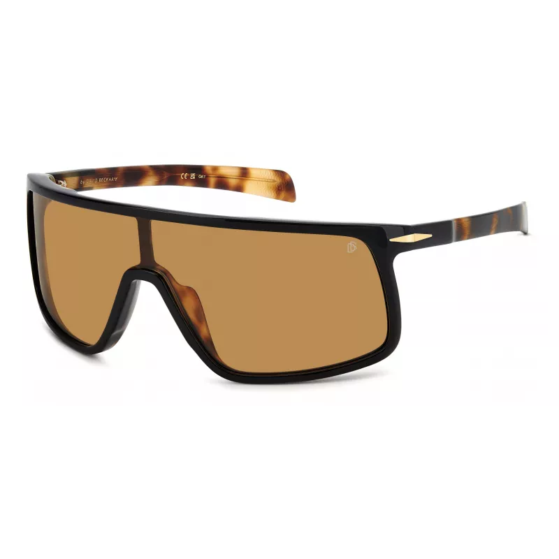 DAVID BECKHAM DB99VISORWR7 Vīriešu viziera saulesbrilles - UV400 polikarbonāta lēcas