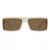 DSQUARED2 Vīriešu saulesbrilles D2-0140-S-SZJ Pilot Acetāts Melns Rāmis Pelēkas Lēcas 73mm