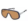 CARRERA FLAGLAB17DTY Vīriešu saulesbrilles - Vairoga stils, 99 mm lēca, UV400 aizsardzība