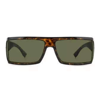 DSQUARED2 D2-0140-S-086 Vīriešu taisnstūra saulesbrilles Havana Acetāts Pelēkas Polikarbonāta Lēcas 73mm